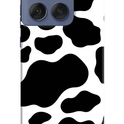 Cow Spots Moto Edge 60 Fusion Hard Case Back Cover by Casekaro