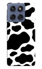 Cow Spots Moto Edge 60 Fusion Hard Case Back Cover by Casekaro
