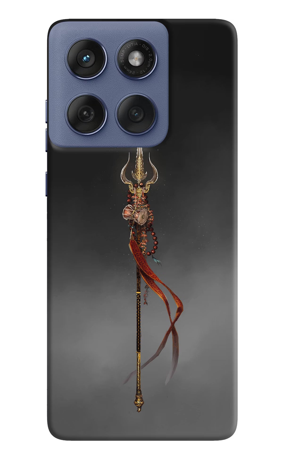 Shiv Trishul Moto Edge 60 Fusion Hard Case Back Cover by Casekaro