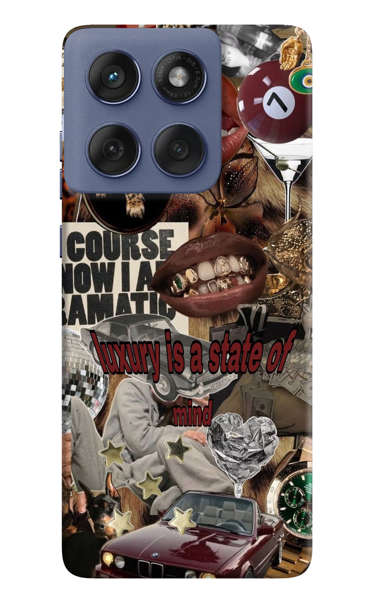 Luxury Moto Edge 60 Fusion Hard Case Back Cover by Casekaro