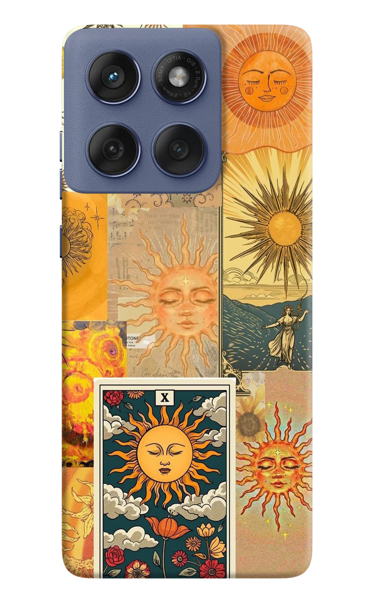 Sun Moto Edge 60 Fusion Hard Case Back Cover by Casekaro
