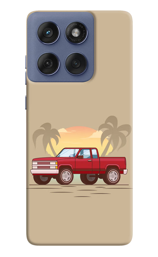 Desert Classic Drive Moto Edge 60 Fusion Hard Case Back Cover by Casekaro