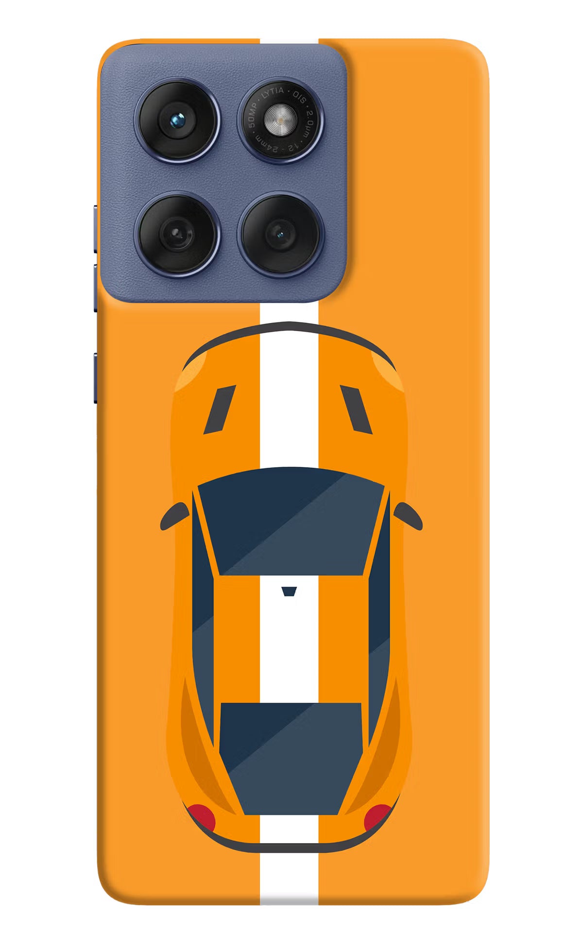 Highway Pursuit Moto Edge 60 Fusion Hard Case Back Cover by Casekaro
