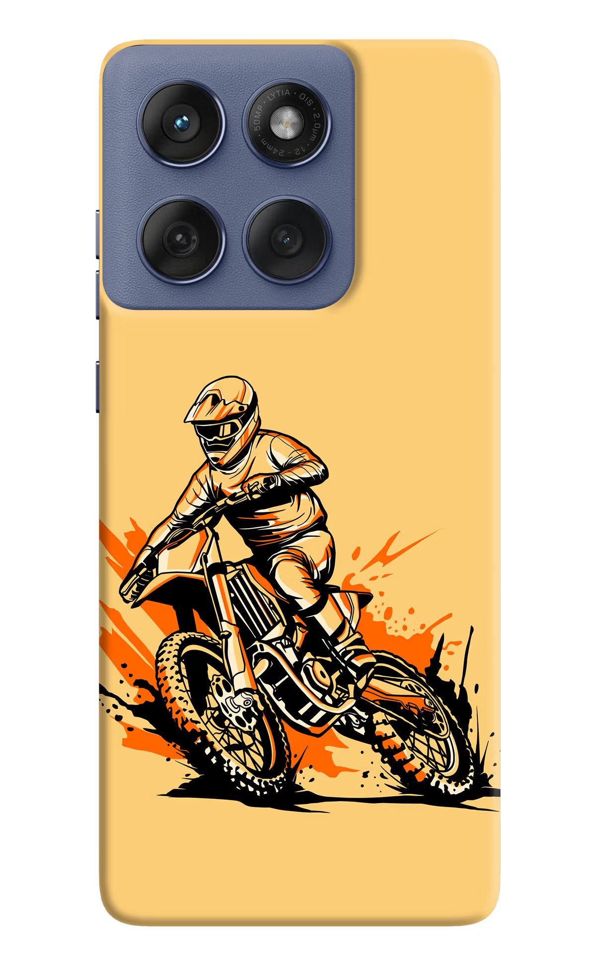 Off-Road Fury Moto Edge 60 Fusion Hard Case Back Cover by Casekaro
