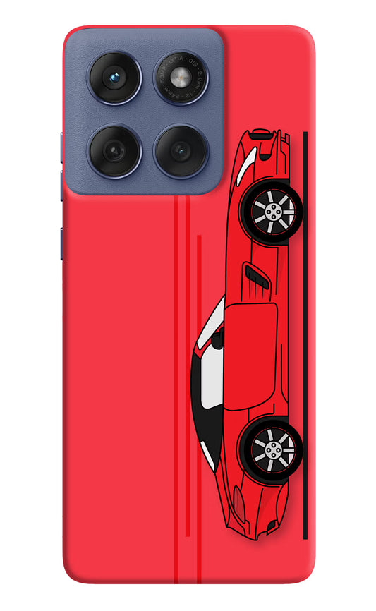 Red Velocity Moto Edge 60 Fusion Hard Case Back Cover by Casekaro