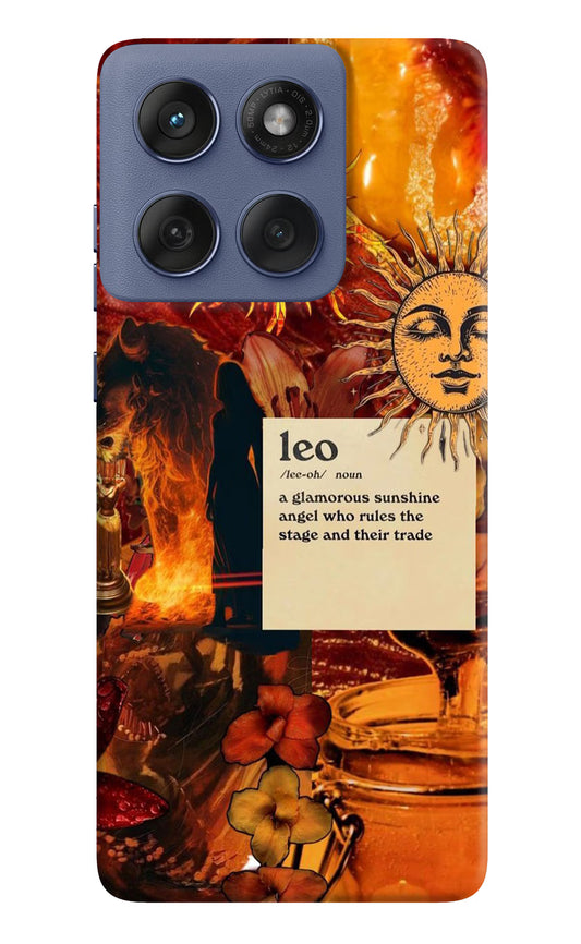 Leo Zodiac Moto Edge 60 Fusion Hard Case Back Cover by Casekaro