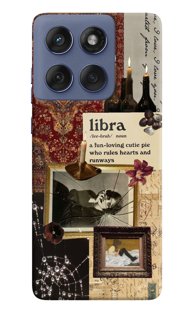 Libra Zodiac Moto Edge 60 Fusion Hard Case Back Cover by Casekaro