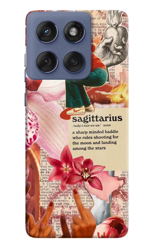 Sagittarius Zodiac Moto Edge 60 Fusion Hard Case Back Cover by Casekaro