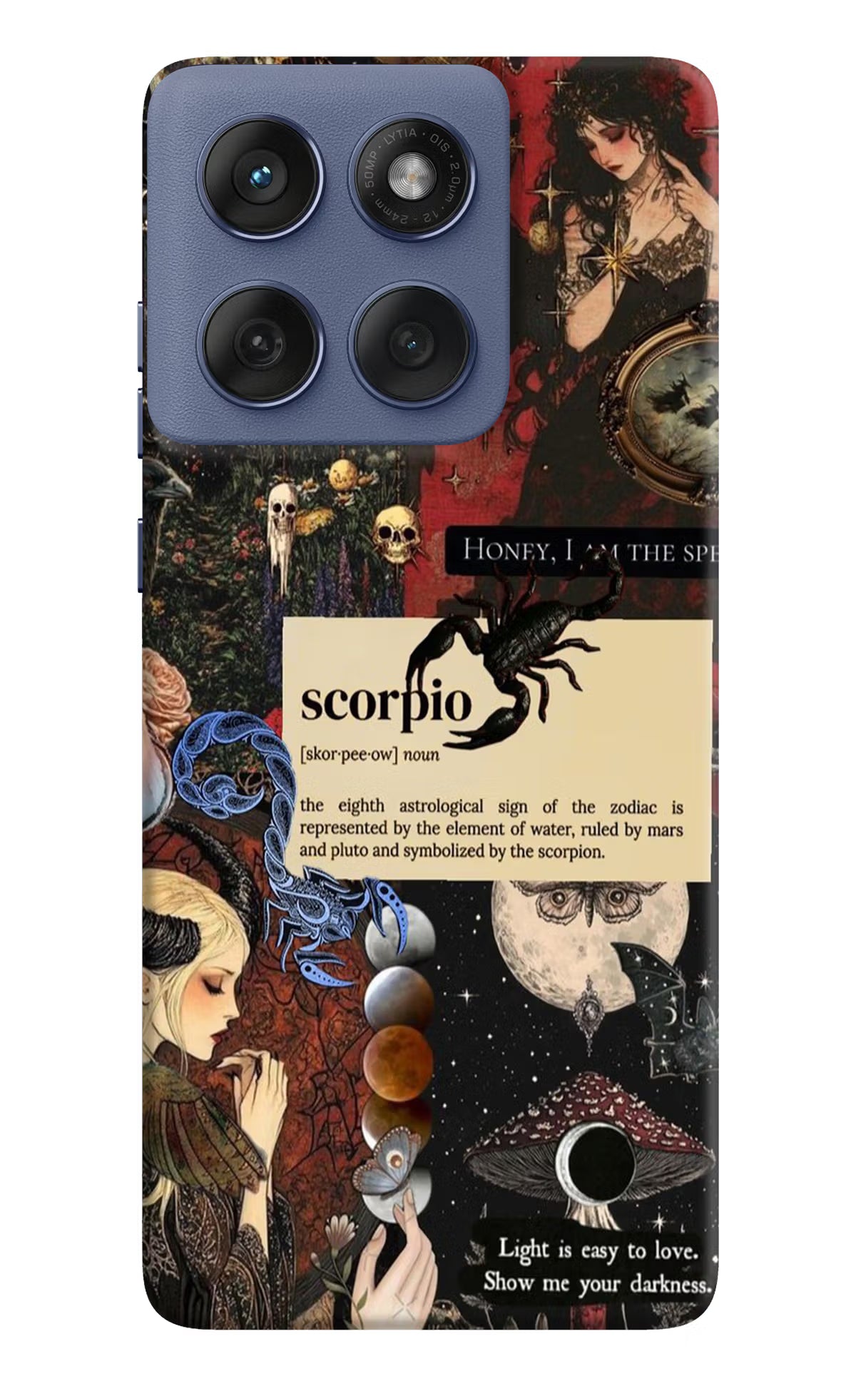 Scorpio Zodiac Moto Edge 60 Fusion Hard Case Back Cover by Casekaro
