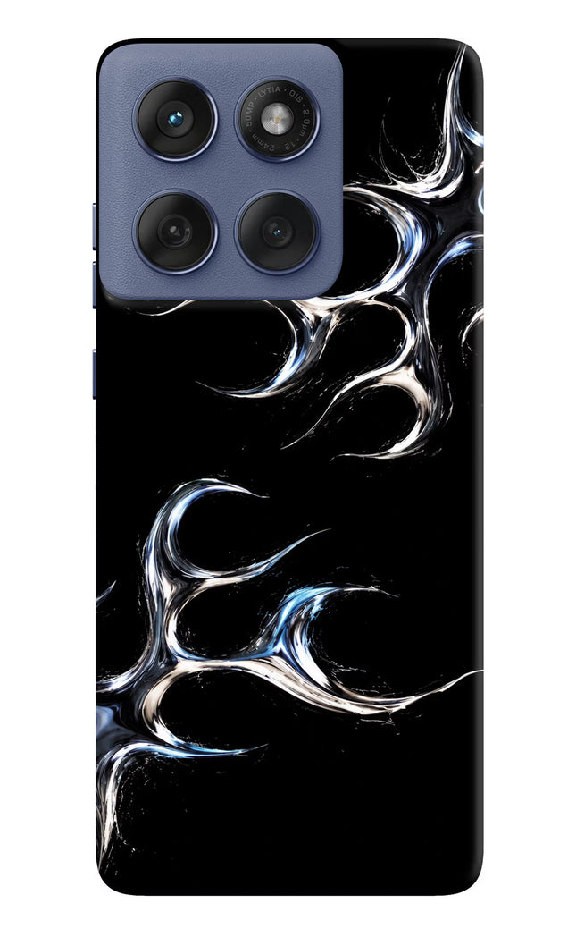 Chrome Tribal Moto Edge 60 Fusion Hard Case Back Cover by Casekaro
