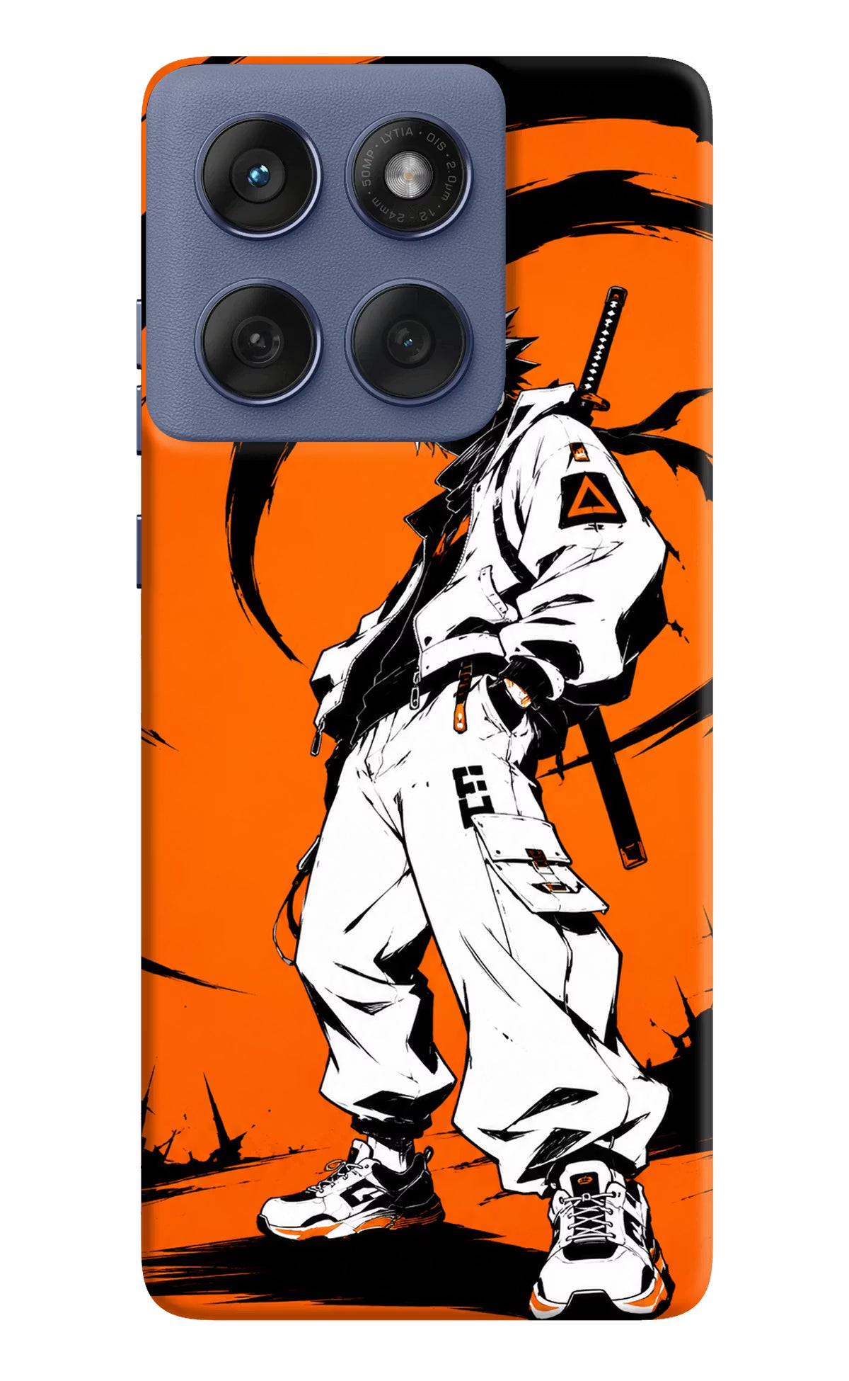 Street Samurai  Moto Edge 60 Fusion Hard Case Back Cover by Casekaro