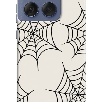 Spider Web Moto Edge 60 Fusion Hard Case Back Cover by Casekaro