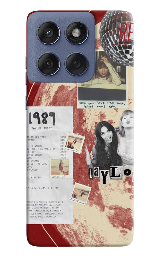 Taylor Swift Moto Edge 60 Fusion Hard Case Back Cover by Casekaro