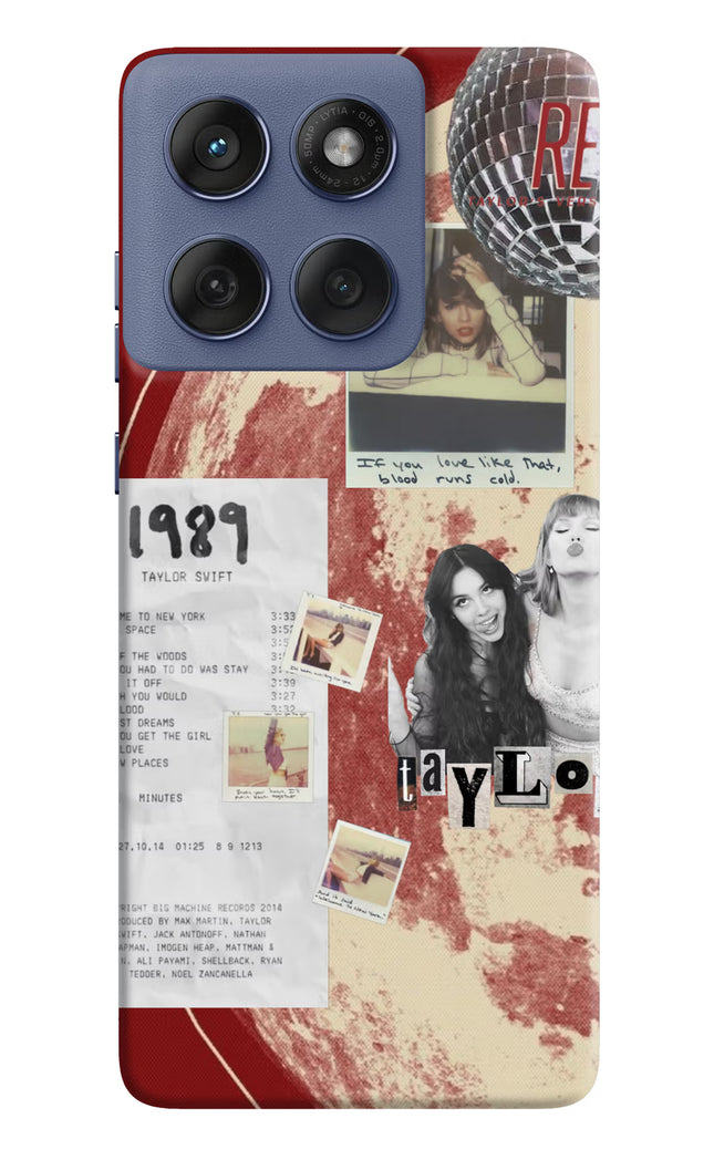 Taylor Swift Moto Edge 60 Fusion Hard Case Back Cover by Casekaro