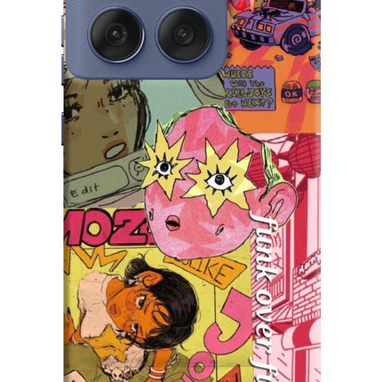 Funkover Moto Edge 60 Fusion Hard Case Back Cover by Casekaro