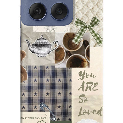 Cookie Moto Edge 60 Fusion Hard Case Back Cover by Casekaro