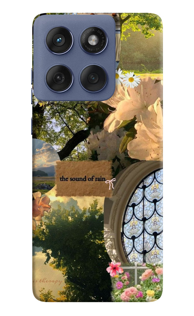 Rain Moto Edge 60 Fusion Hard Case Back Cover by Casekaro