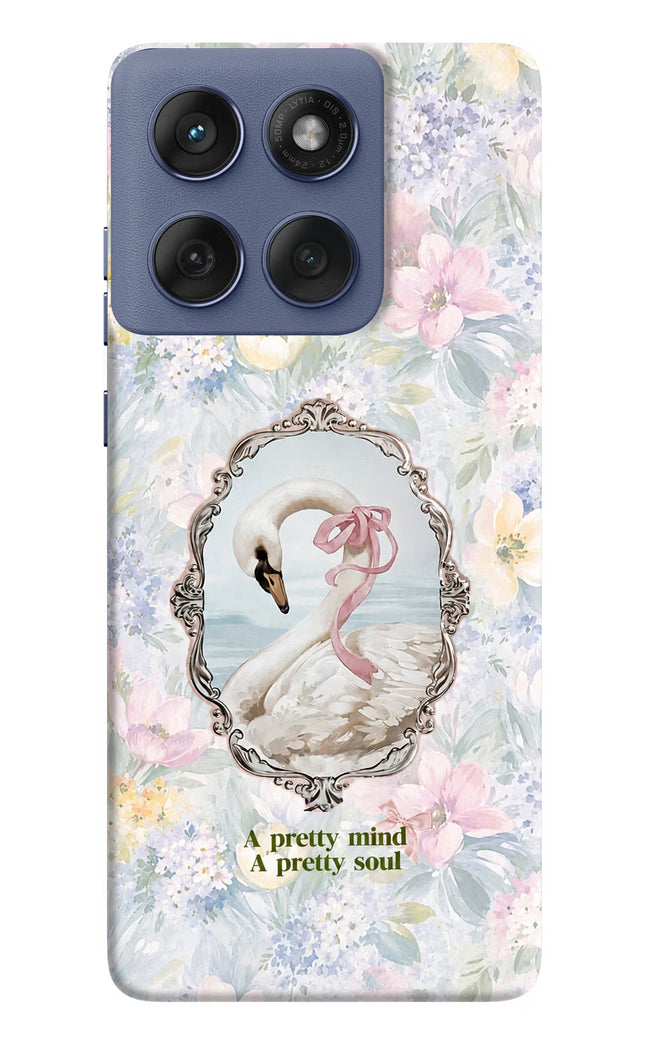Pretty Mind Pretty Soul Moto Edge 60 Fusion Hard Case Back Cover by Casekaro