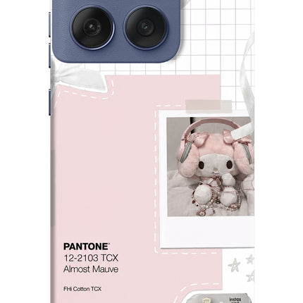 Pantone Asthetic Moto Edge 60 Fusion Hard Case Back Cover by Casekaro