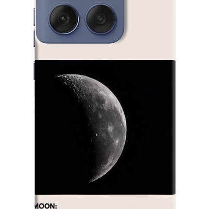 Moon Phase Moto Edge 60 Fusion Hard Case Back Cover by Casekaro