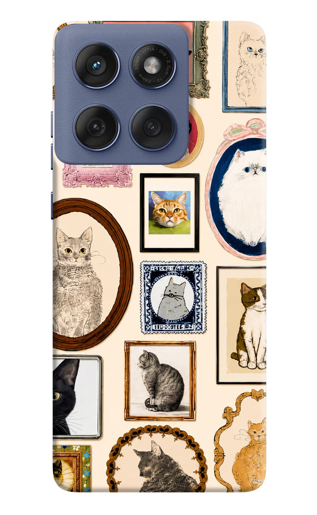 Mirror Cats Moto Edge 60 Fusion Hard Case Back Cover by Casekaro