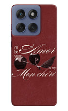 Velvet Cherry Moto Edge 60 Fusion Hard Case Back Cover by Casekaro
