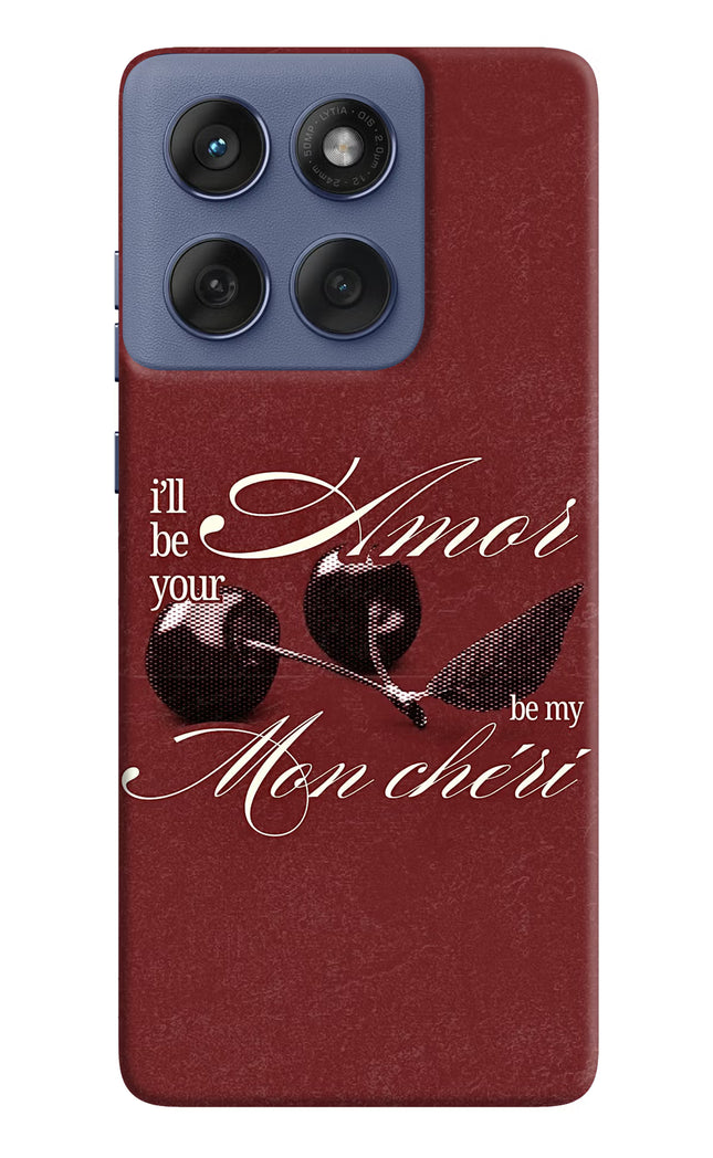 Velvet Cherry Moto Edge 60 Fusion Hard Case Back Cover by Casekaro