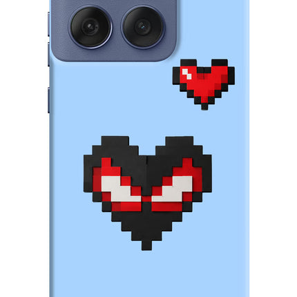 Peter Heart Moto Edge 60 Fusion Hard Case Back Cover by Casekaro
