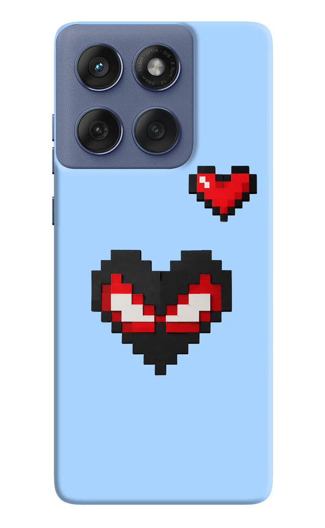 Peter Heart Moto Edge 60 Fusion Hard Case Back Cover by Casekaro