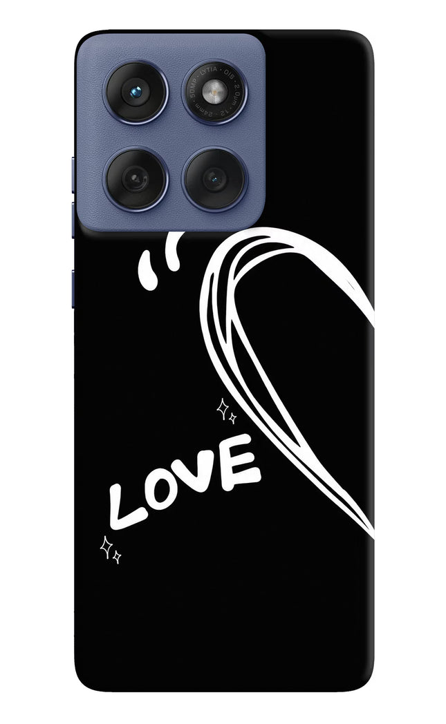 Love Line Moto Edge 60 Fusion Hard Case Back Cover by Casekaro
