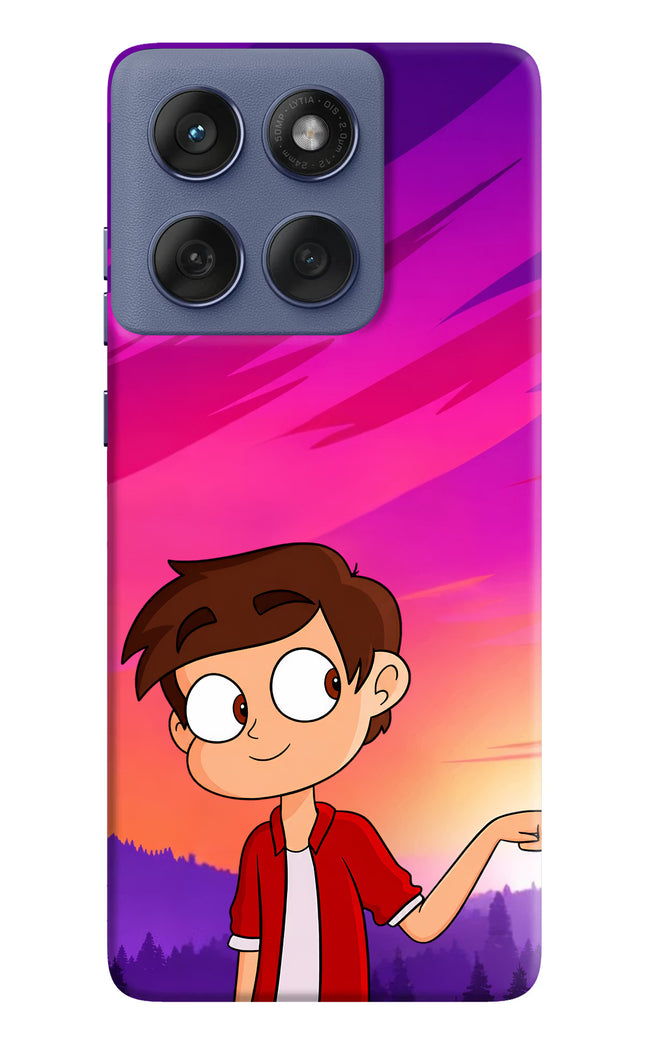 Marco Sunset Moto Edge 60 Fusion Hard Case Back Cover by Casekaro