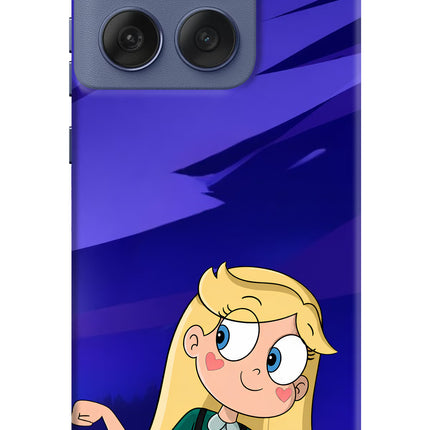 Star Glow Moto Edge 60 Fusion Hard Case Back Cover by Casekaro
