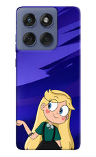 Star Glow Moto Edge 60 Fusion Hard Case Back Cover by Casekaro