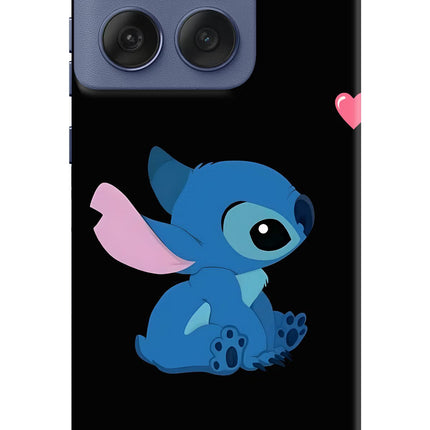 Stitch Crush Moto Edge 60 Fusion Hard Case Back Cover by Casekaro