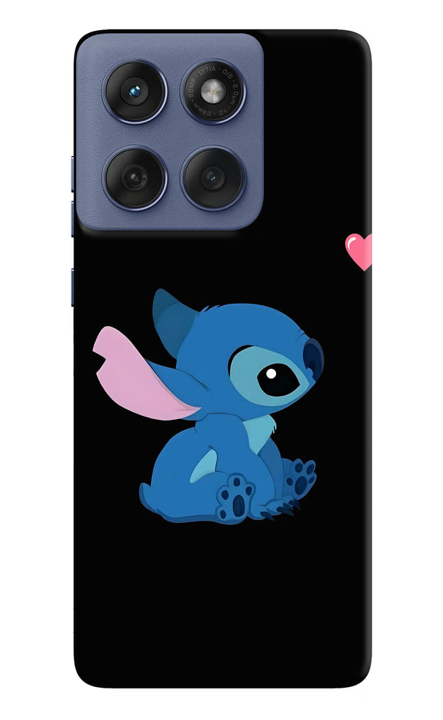 Stitch Crush Moto Edge 60 Fusion Hard Case Back Cover by Casekaro