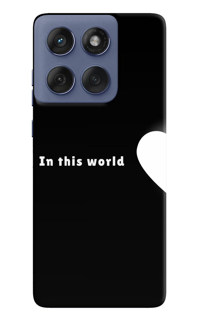 This World Moto Edge 60 Fusion Hard Case Back Cover by Casekaro