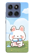 Bunny Treat Moto Edge 60 Fusion Hard Case Back Cover by Casekaro