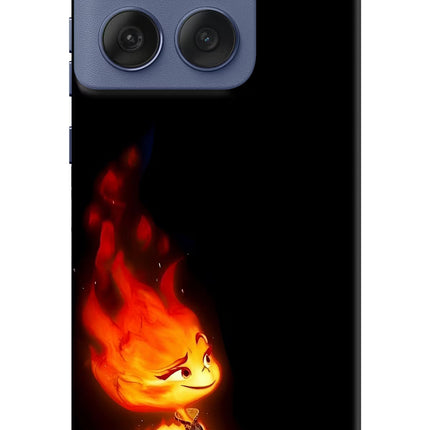 Ember Flame Moto Edge 60 Fusion Hard Case Back Cover by Casekaro