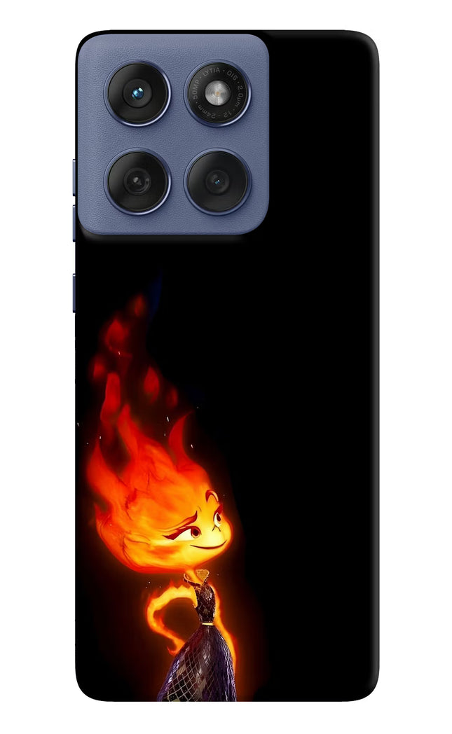 Ember Flame Moto Edge 60 Fusion Hard Case Back Cover by Casekaro