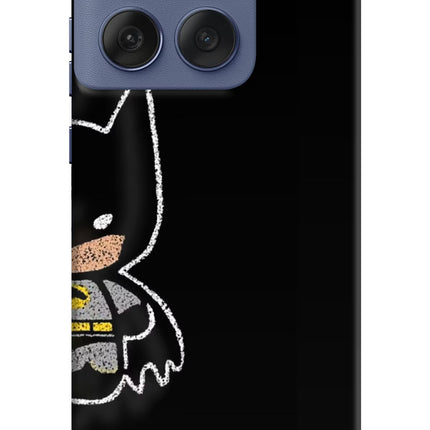 Bat Kitty Moto Edge 60 Fusion Hard Case Back Cover by Casekaro