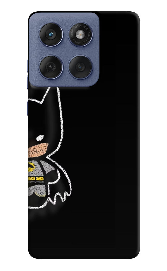 Bat Kitty Moto Edge 60 Fusion Hard Case Back Cover by Casekaro