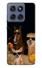 Party Squad Moto Edge 60 Fusion Hard Case Back Cover by Casekaro
