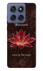 Bloom Moto Edge 60 Fusion Hard Case Back Cover by Casekaro