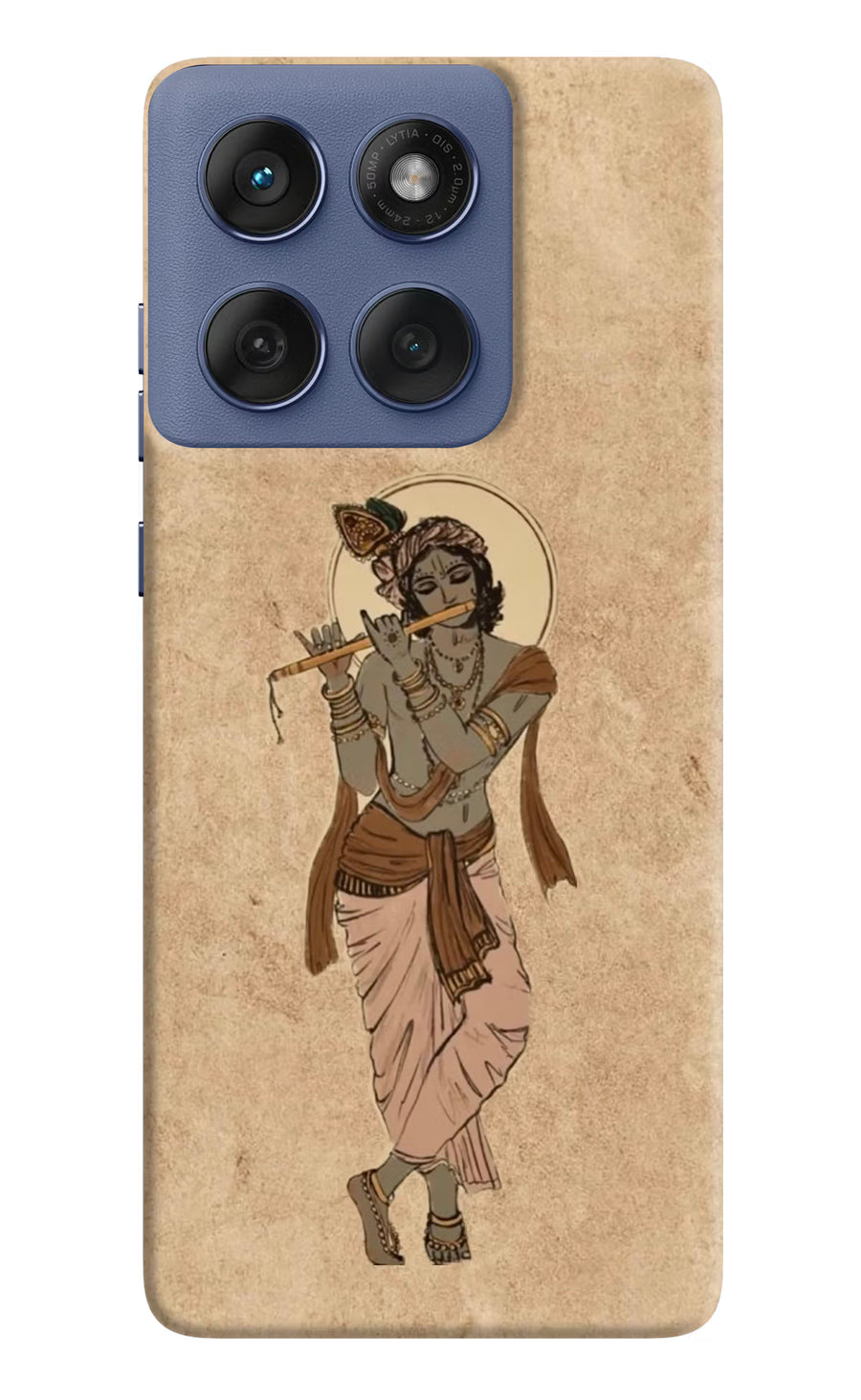 Krishna Moto Edge 60 Fusion Back Cover, Hard case