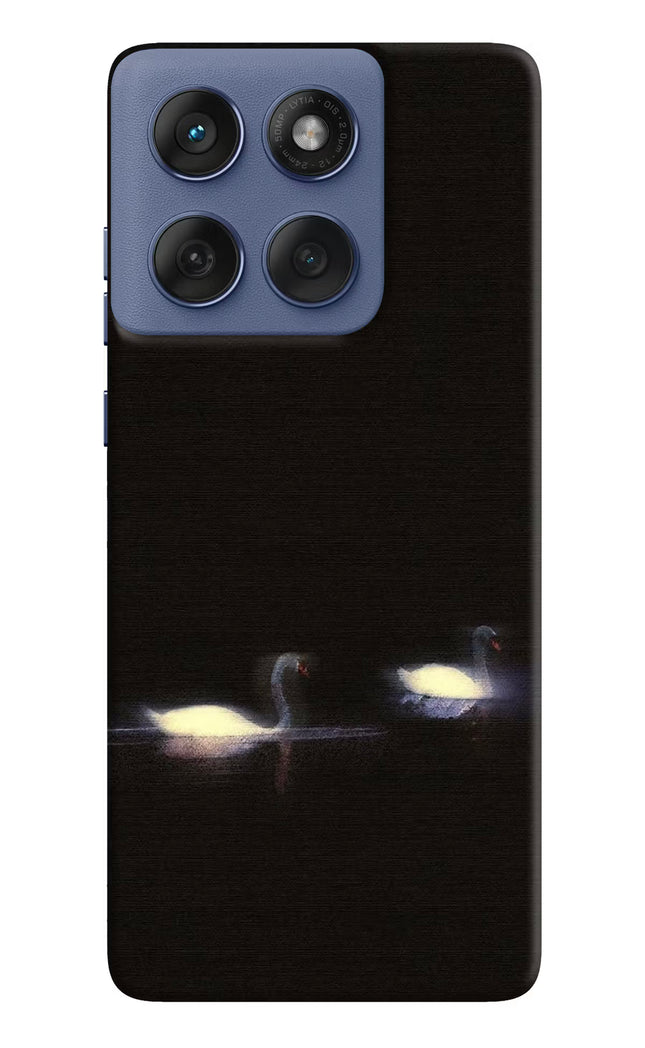 Silent Swans Moto Edge 60 Fusion Hard Case Back Cover by Casekaro