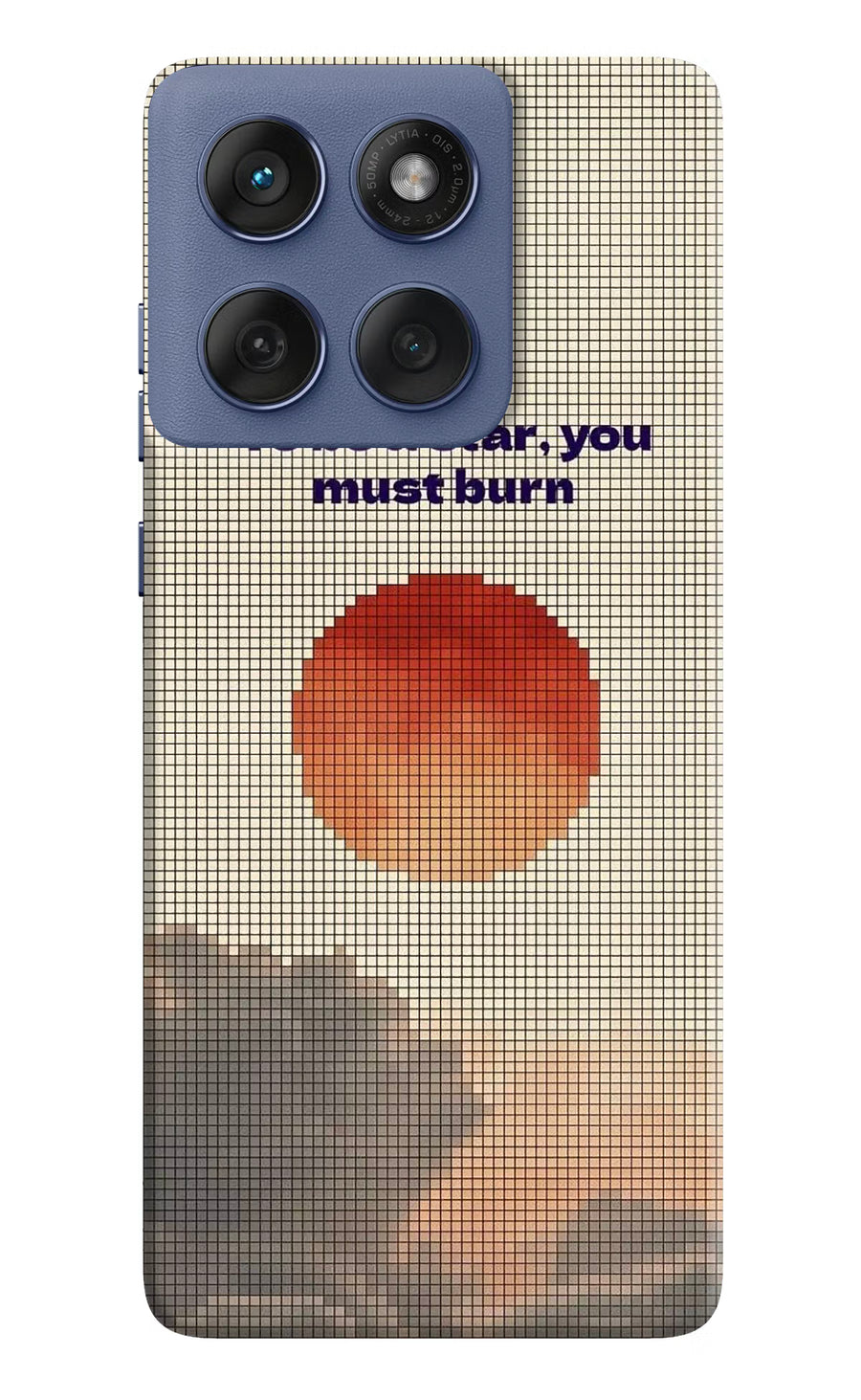Pixel Sun Moto Edge 60 Fusion Back Cover, Hard case