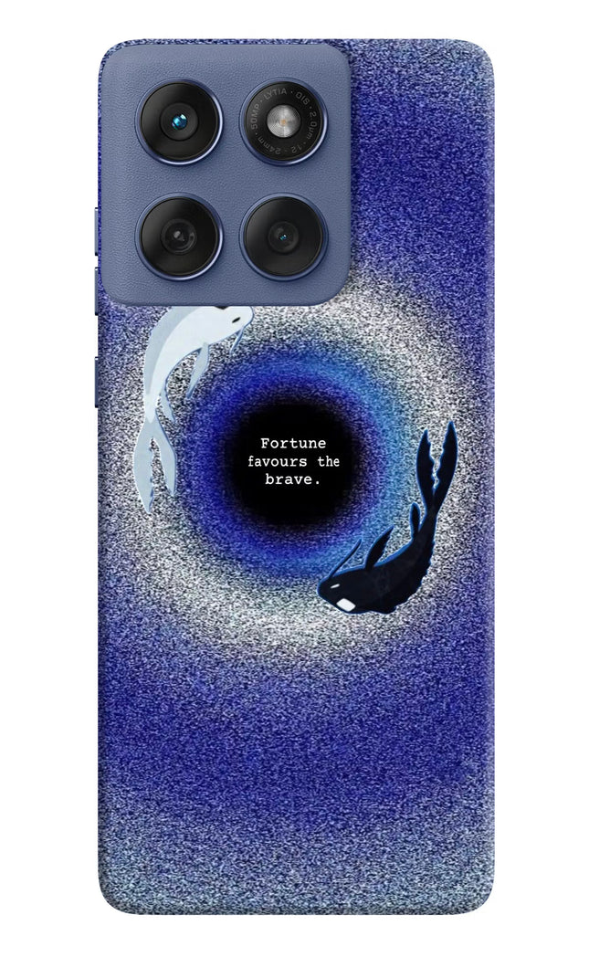 Dark Koi Moto Edge 60 Fusion Hard Case Back Cover by Casekaro