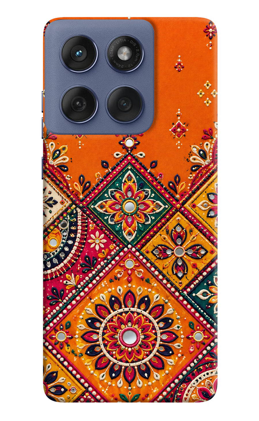Kutch Glow Moto Edge 60 Fusion Back Cover, Hard case