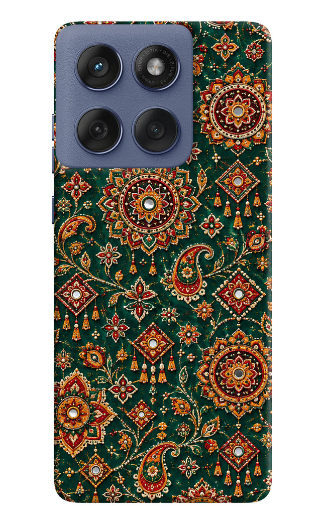 Green Pataka Moto Edge 60 Fusion Hard Case Back Cover by Casekaro