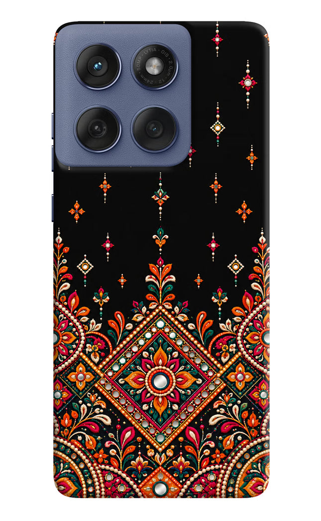 Noir Mehfil Moto Edge 60 Fusion Hard Case Back Cover by Casekaro